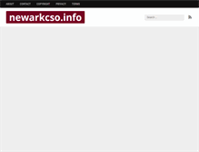 Tablet Screenshot of newarkcso.info